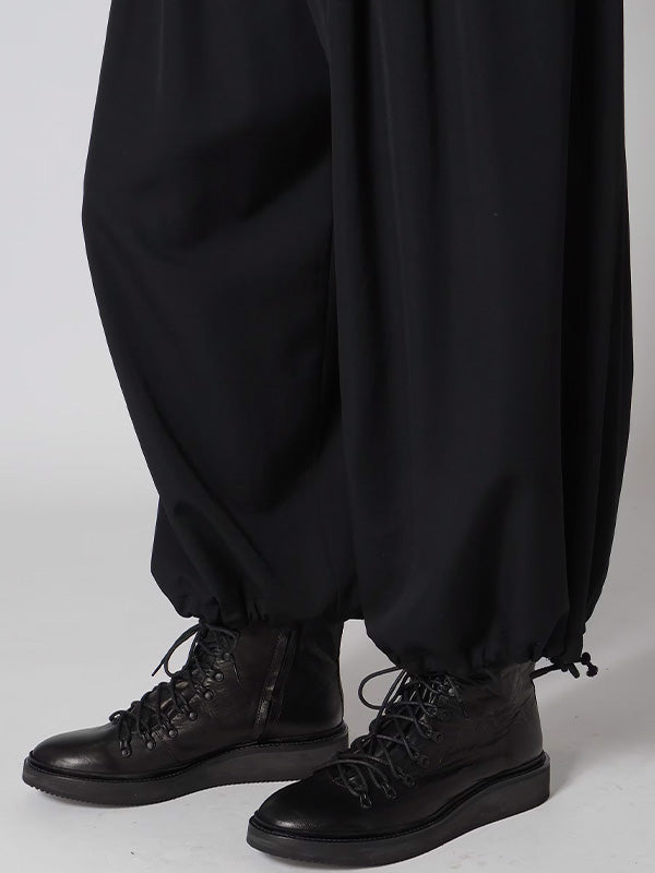 【Yohji Yamamoto POUR HOMME - ヨウジヤマモト プールオム】WOOL GABARDINE STANDARD BALLON  PANTS(バルーンパンツ)