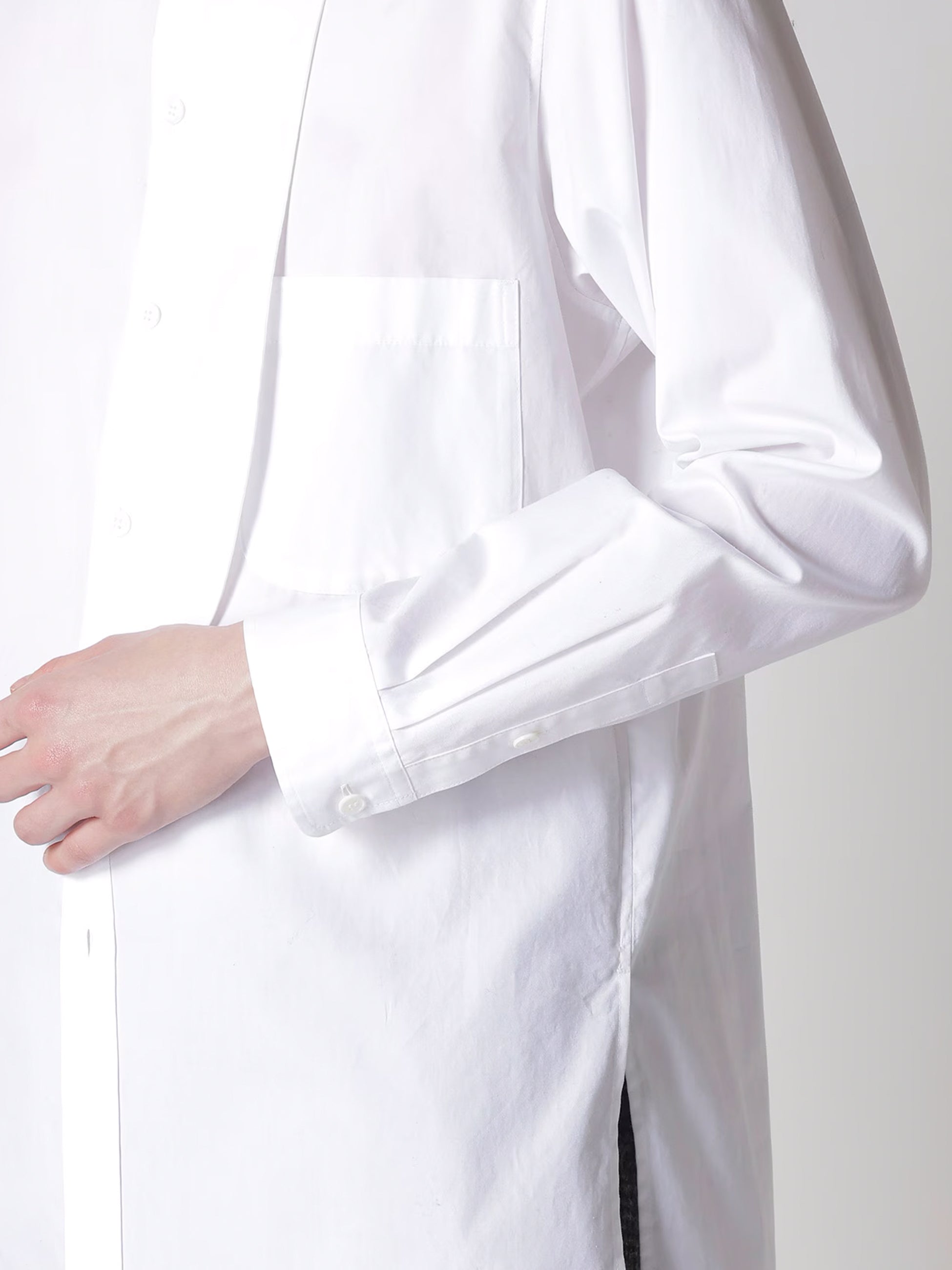 Y's for men-ワイズフォーメン】100/2 BROAD SHIRT WITH FRONT