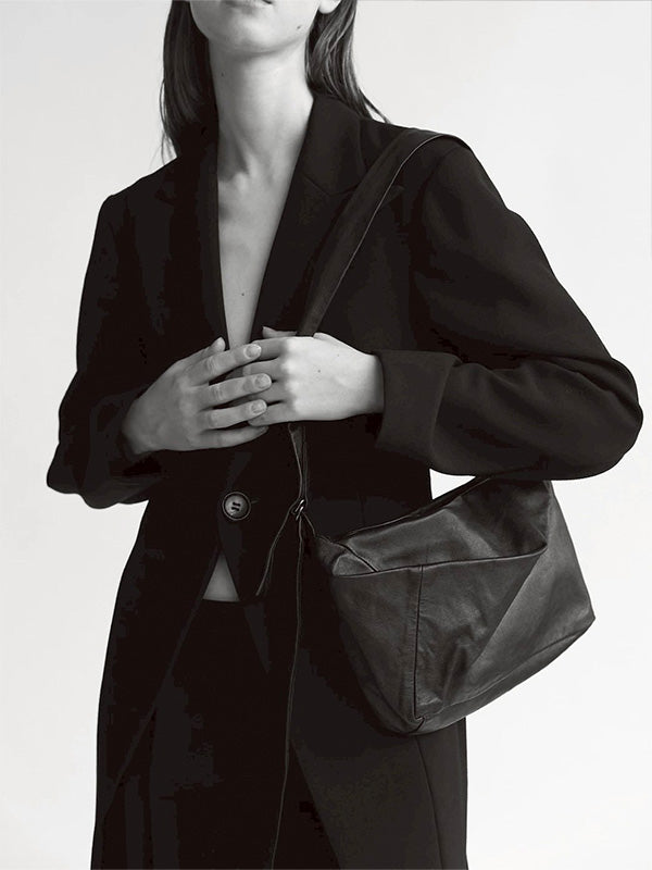 【Discord Yohji Yamamoto - ディスコード ヨウジヤマモト】Puff(S) / Black (バッグ/ブラック)