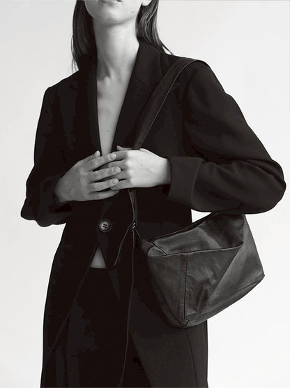 【Discord Yohji Yamamoto - ディスコード ヨウジヤマモト】Puff(S) / Black (バッグ/ブラック)
