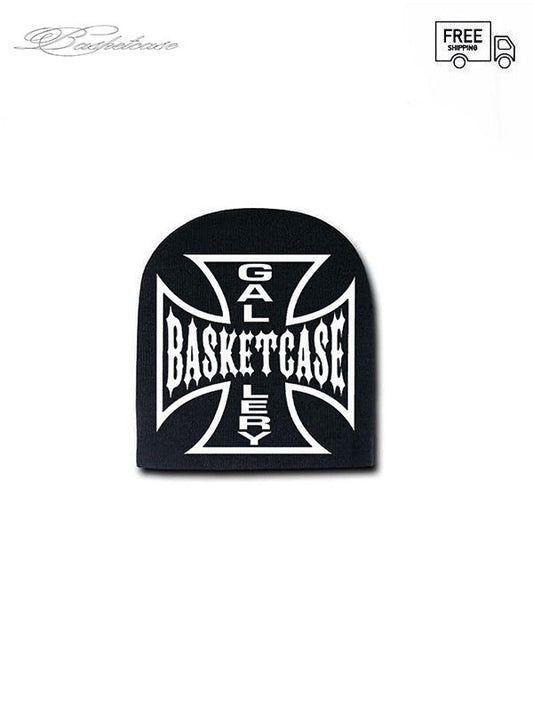 【BASKETCASE  - バスケットケース】 BC CHOPPER skully / BLACK (ビーニー/ブラック)