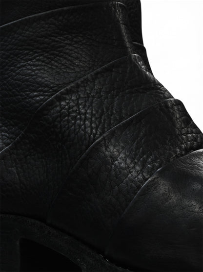 【GUIDI - グイディ】367ZB BISON BACK ZiP BOOTS  / CALF REVERSE BLACK(ブーツ/ブラック)