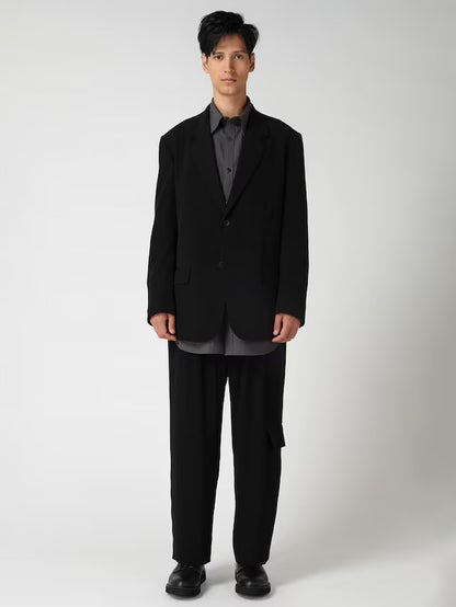 【Y's for men - ワイズフォーメン】TA TUXEDO LAYERED-POCKET JACKET / BLACK (ジャケット/ブラック)