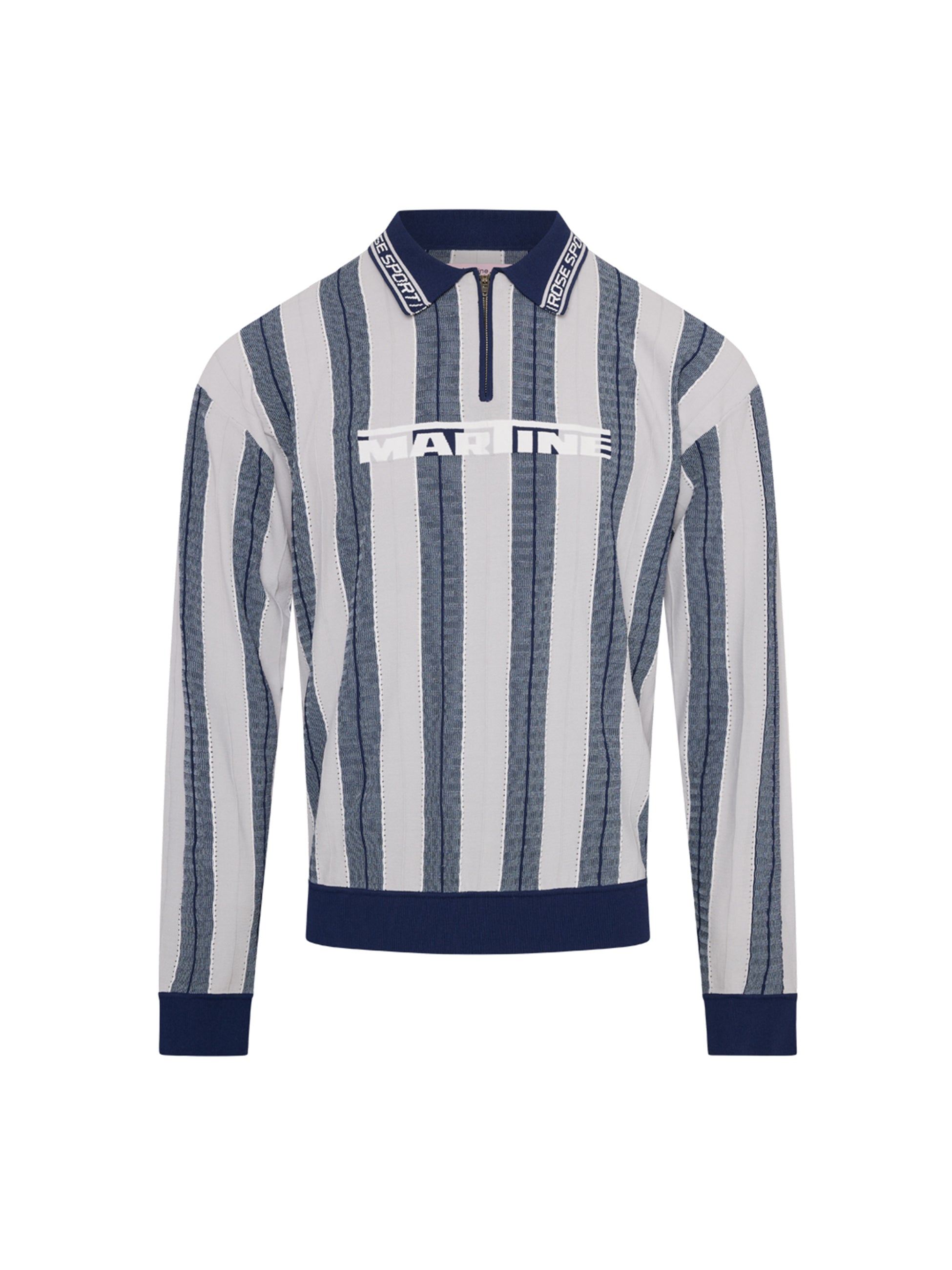 Martine Rose ポロシャツ Martine Rose - マーティンローズ】LOGO POLO / GREY BLUE (ポロシャツ