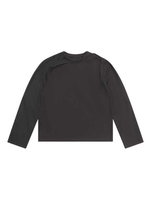 【HELIOT EMIL  - エリオットエミル】OBSCURA LS T-SHIRT / BLACK (ロングスリーブTEE/ブラック)