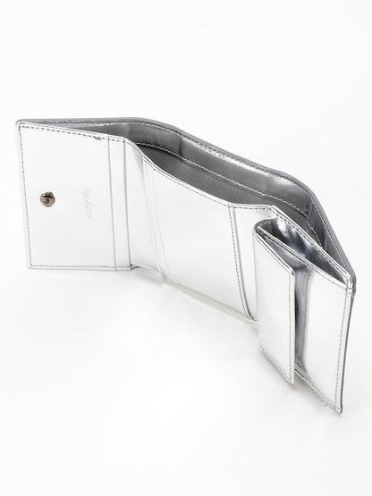【Discord Yohji Yamamoto - ディスコード ヨウジヤマモト】COMPACT / Silver (財布/シルバー)