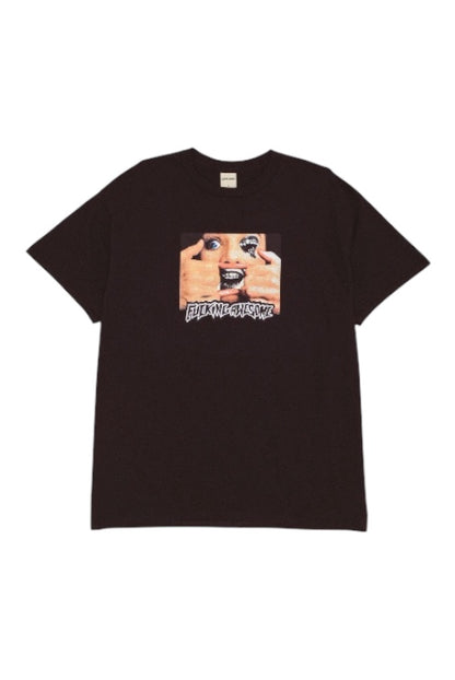 【Fucking Awesome- ファッキングオーサム】BRACE FACE TEE /  BLACK（Tシャツ/ブラック)