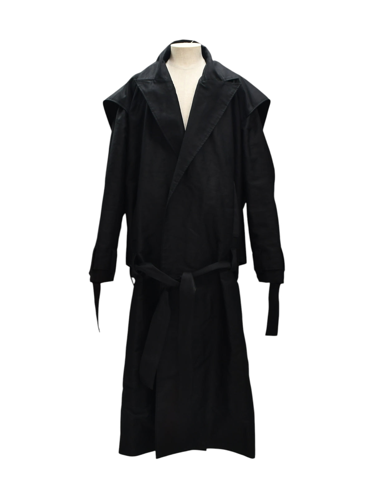 【DOMENICO OREFICE - ドメニコオレフィーチェ】SEBY TRENCH A5 COAT / BLACK (コート/ブラック)