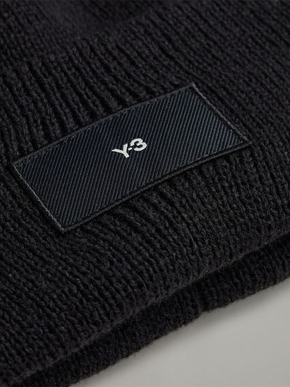 【Y-3 -ワイスリー】CL BEANIE/BLACK(ビーニー/ブラック)