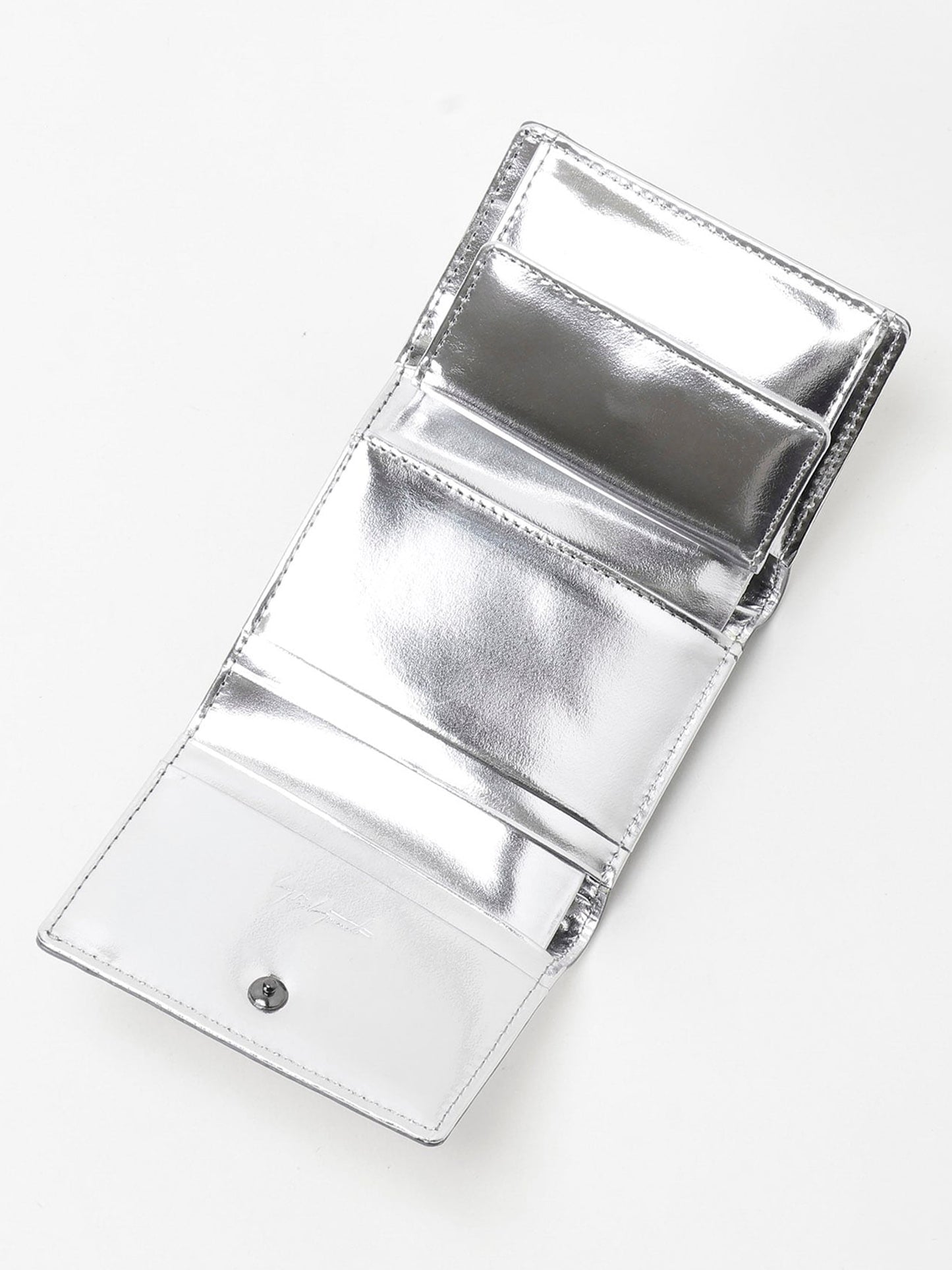 【Discord Yohji Yamamoto - ディスコード ヨウジヤマモト】COMPACT / Silver (財布/シルバー)