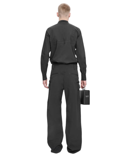 【HELIOT EMIL  - エリオットエミル】TACK TROUSERS / BLACK (パンツ/ブラック)