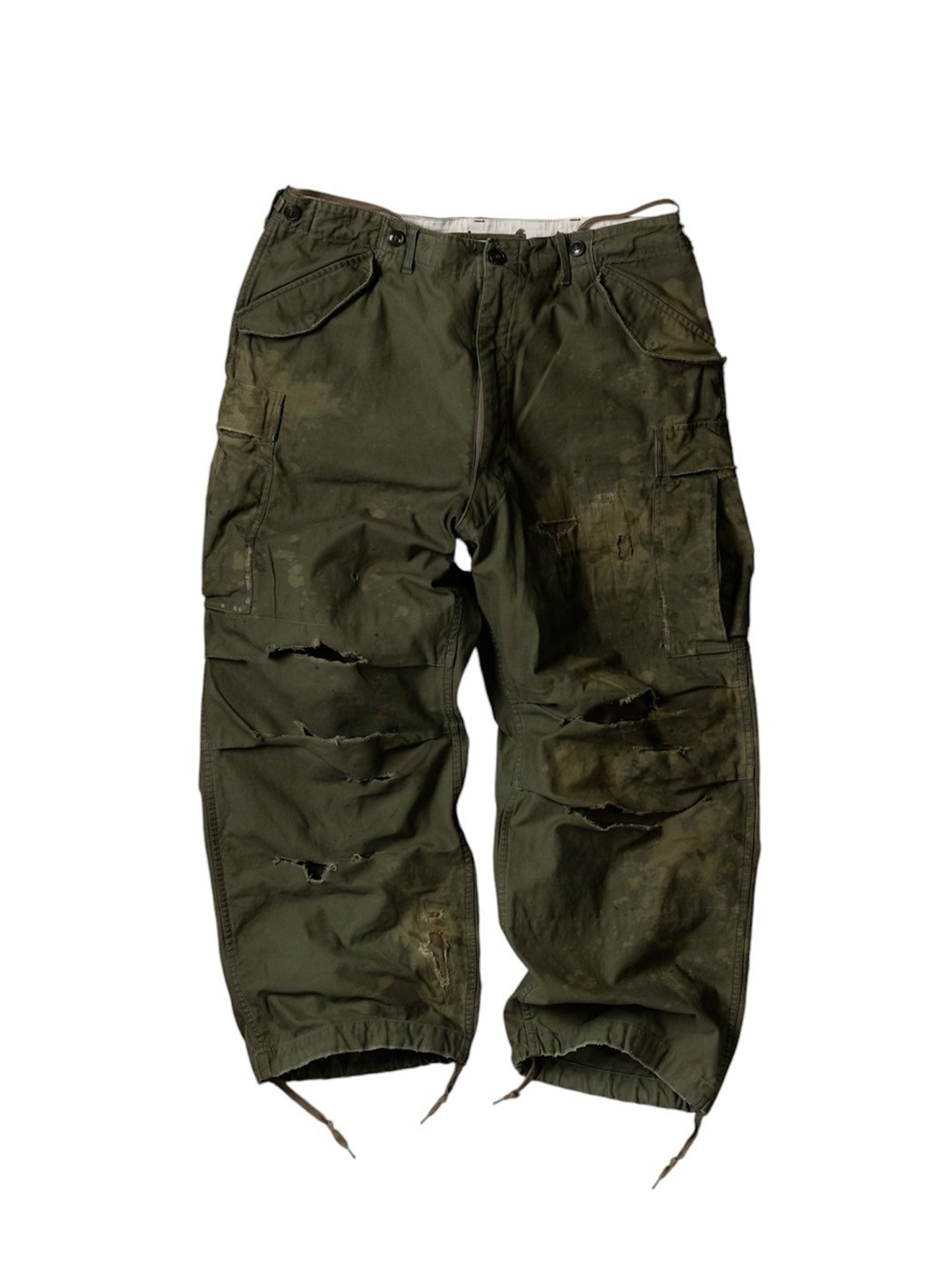 【ANACHRONORM - アナクロノーム】  AN337 M-51 DAMAGED FIELD CARGO PANTS / OLIVE (パンツ/オリーブ)