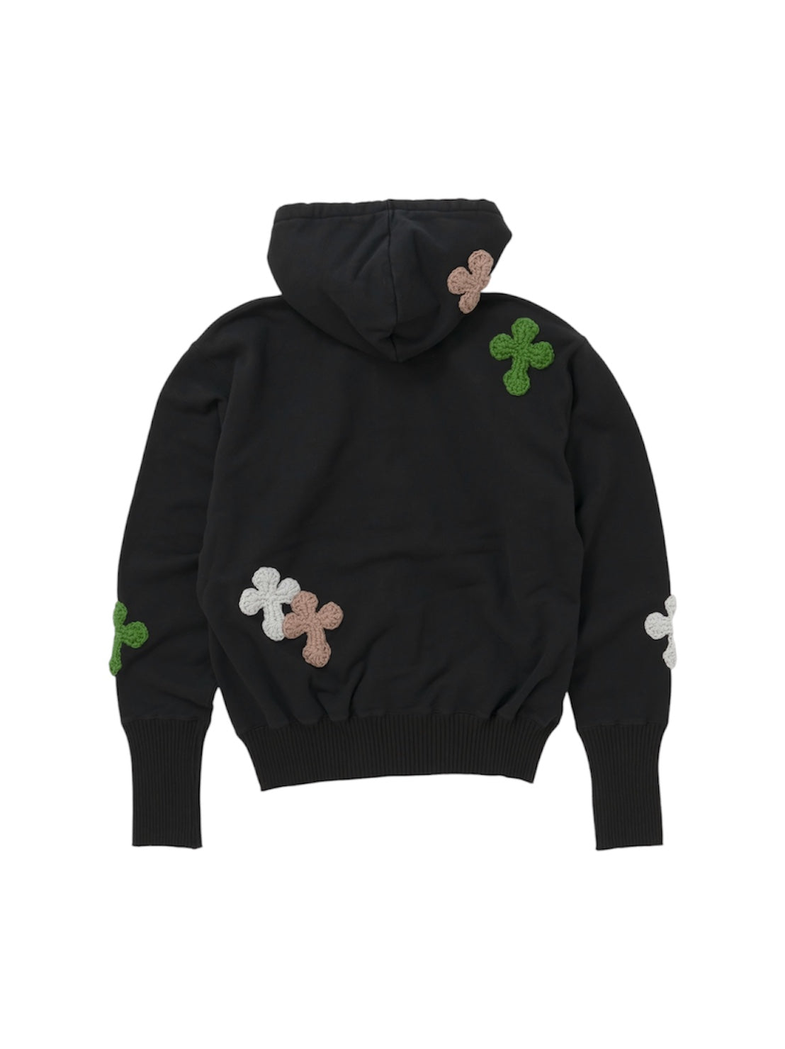 【Perfect ribs® × Y.A.R.N.】Basic Zip Hoodie (フーディー/ブラック)