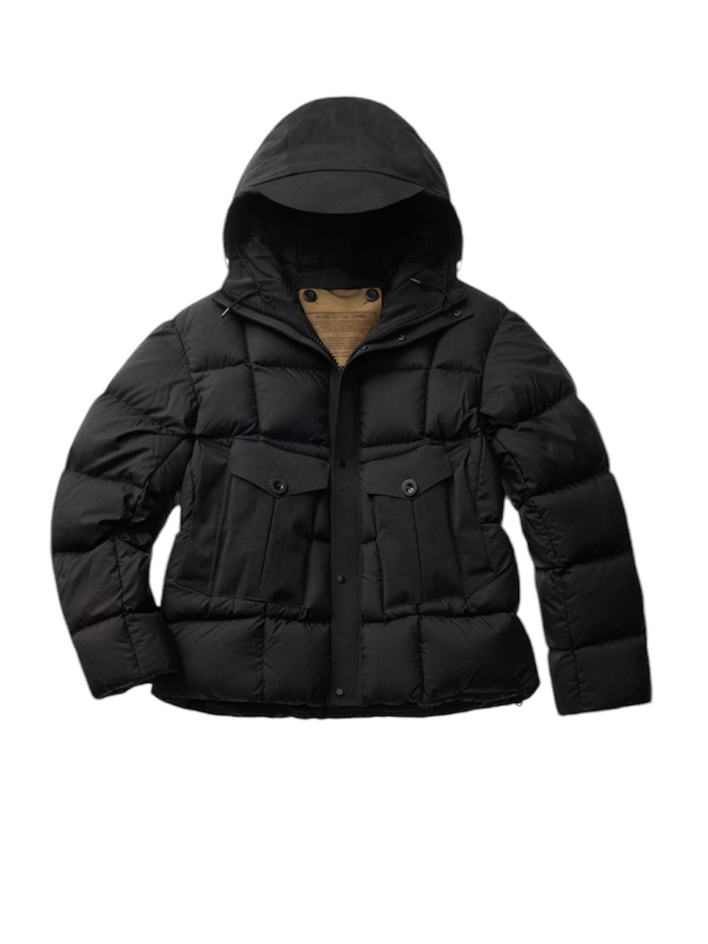 【Ten c- テンシー】TEMPEST COMBO DOWN JACKET / BLACK （アウター/ブラック）