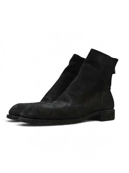 【GUIDI - グイディ】986 GOAT REVERSE BACK ZIP BOOTS / BLACK(ブーツ/ブラック)