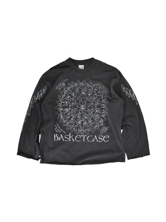 【BASKETCASE  - バスケットケース】ETERNAL LONG SLEEVE  / BLACK (Tシャツ/ブラック)