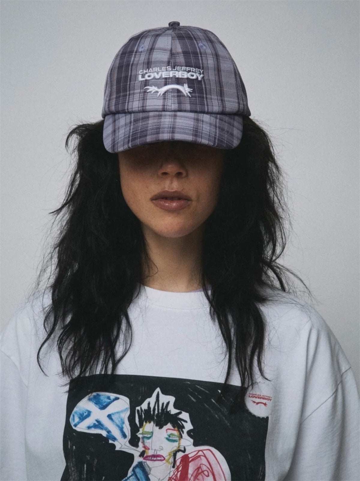 【Charles Jeffrey Loverboy - チャールズ ジェフリー ラバーボーイ】LOGO CAP IN PURPLE / PURPLE (キャップ/パープル)