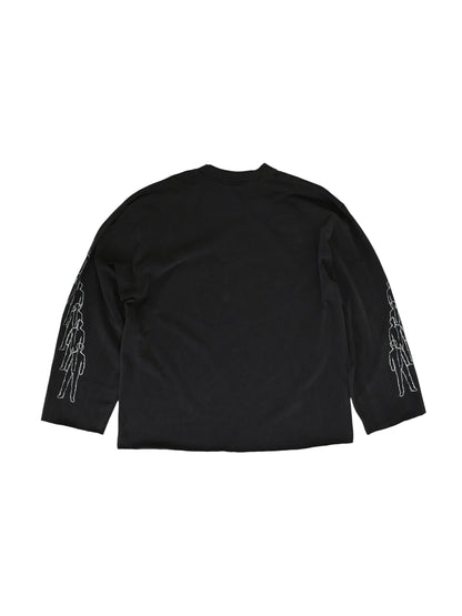 【BASKETCASE  - バスケットケース】ETERNAL LONG SLEEVE  / BLACK (Tシャツ/ブラック)