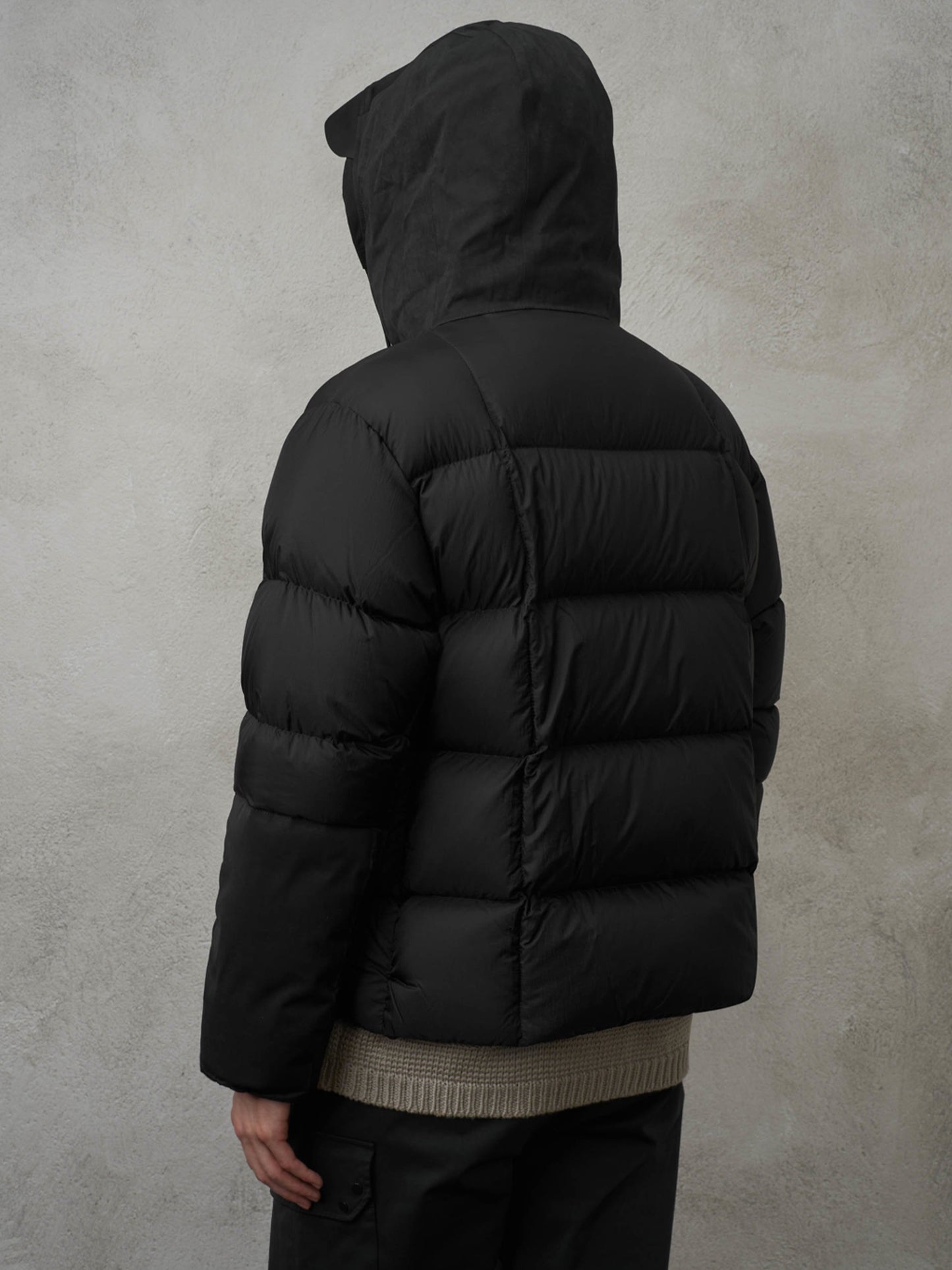 【Ten c- テンシー】TEMPEST COMBO DOWN JACKET / BLACK （アウター/ブラック）