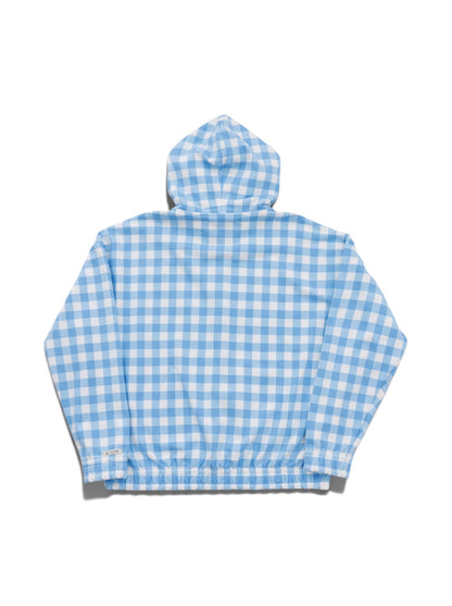 【TSTS -ティーエスティーエス】GINGHAM PRINT ZIPUP HOODIE / BLUE (フーディー/ブルー)