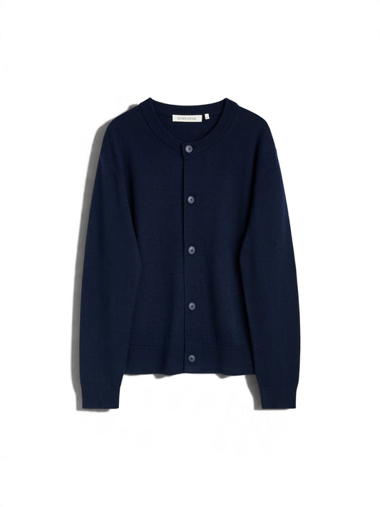 【SUN FLOWER - サンフラワー】Moon Cardigan/ Navy (カーディガン/ネイビー)