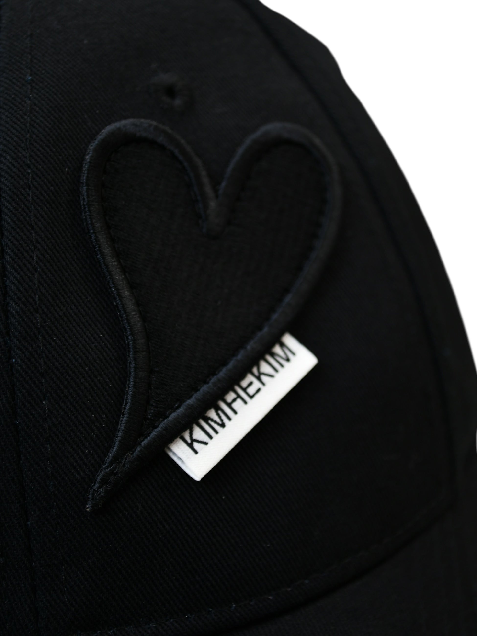 KIMHEKIM - キムヘキム】HEART PATCHES BALL CAP/BLACK (キャップ