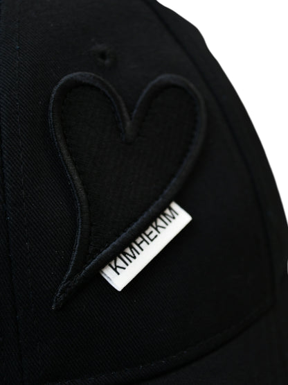 【KIMHEKIM - キムヘキム】HEART PATCHES BALL CAP/BLACK (キャップ/ブラック)
