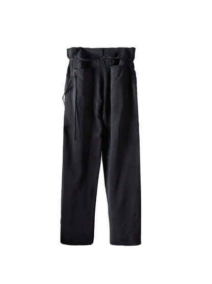 【POST ARCHIVE FACTION - ポストアーカイブファクション】Drifter Double Trousers / Black Cupra (ジャケット/キュプラ)