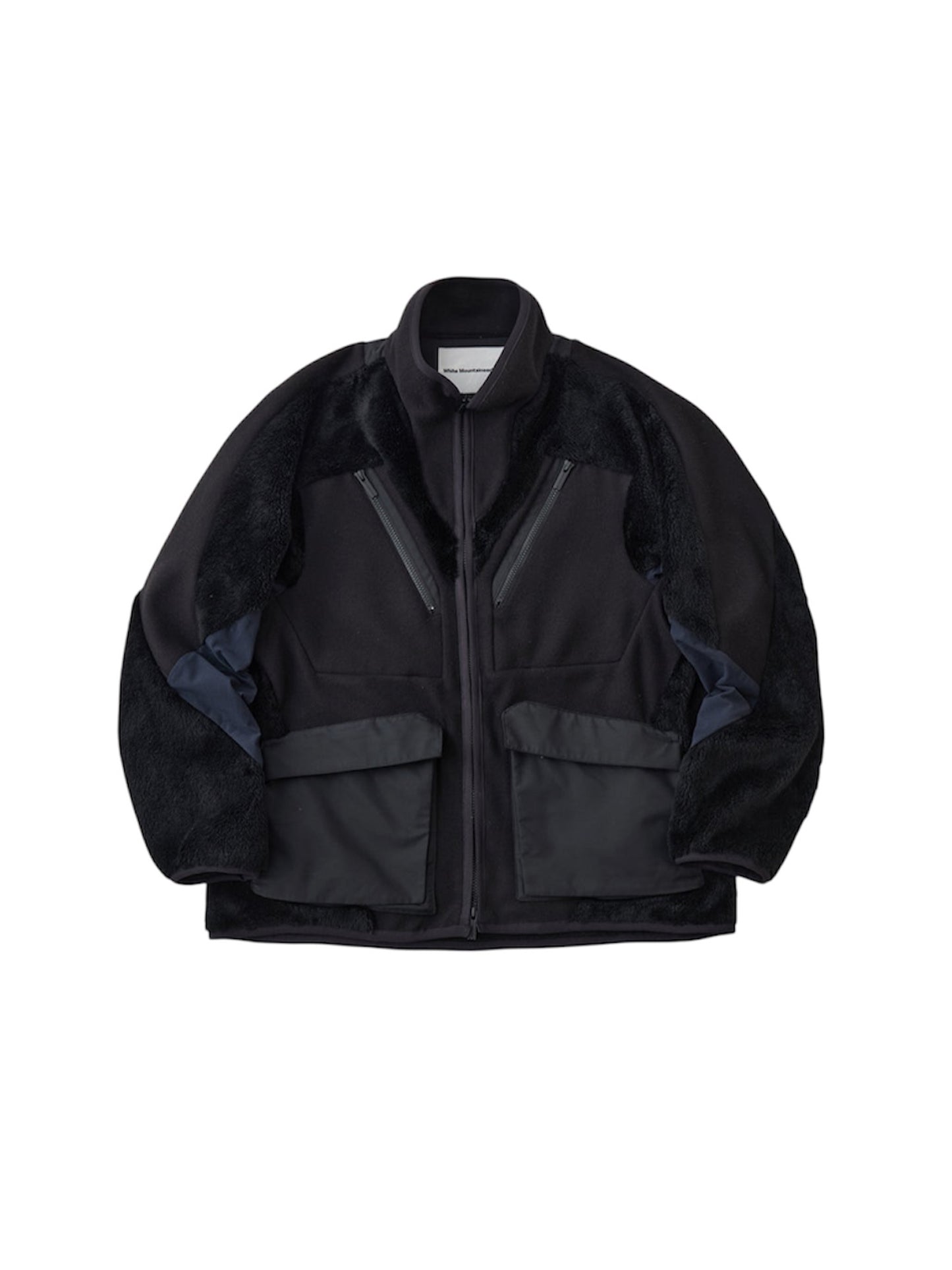 【White Mountaineering - ホワイトマウンテニアリング】FLEECE BLOUSON / BLACK (フリース/ブラック)