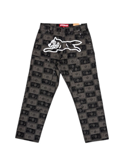 【ICE CREAM - アイスクリーム】CHARGE DOUBLE KNEE PANTS / DARK GULL GRAY (パンツ/ダークガルグレー)