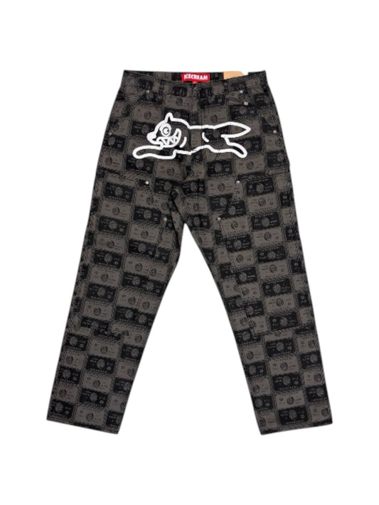 【ICE CREAM - アイスクリーム】CHARGE DOUBLE KNEE PANTS / DARK GULL GRAY (パンツ/ダークガルグレー)