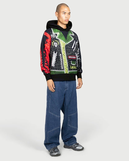 【PLEASURES - プレジャーズ】EXPLOSION HOODIE / BLACK (フーディー/ブラック)