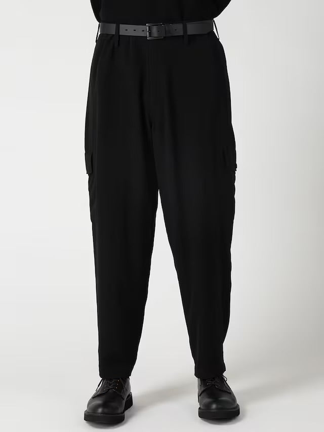 【Y's for men-ワイズフォーメン】TA TUXEDO SIDE-TUCK FLAP PANTS / BLACK(パンツ/ブラック)