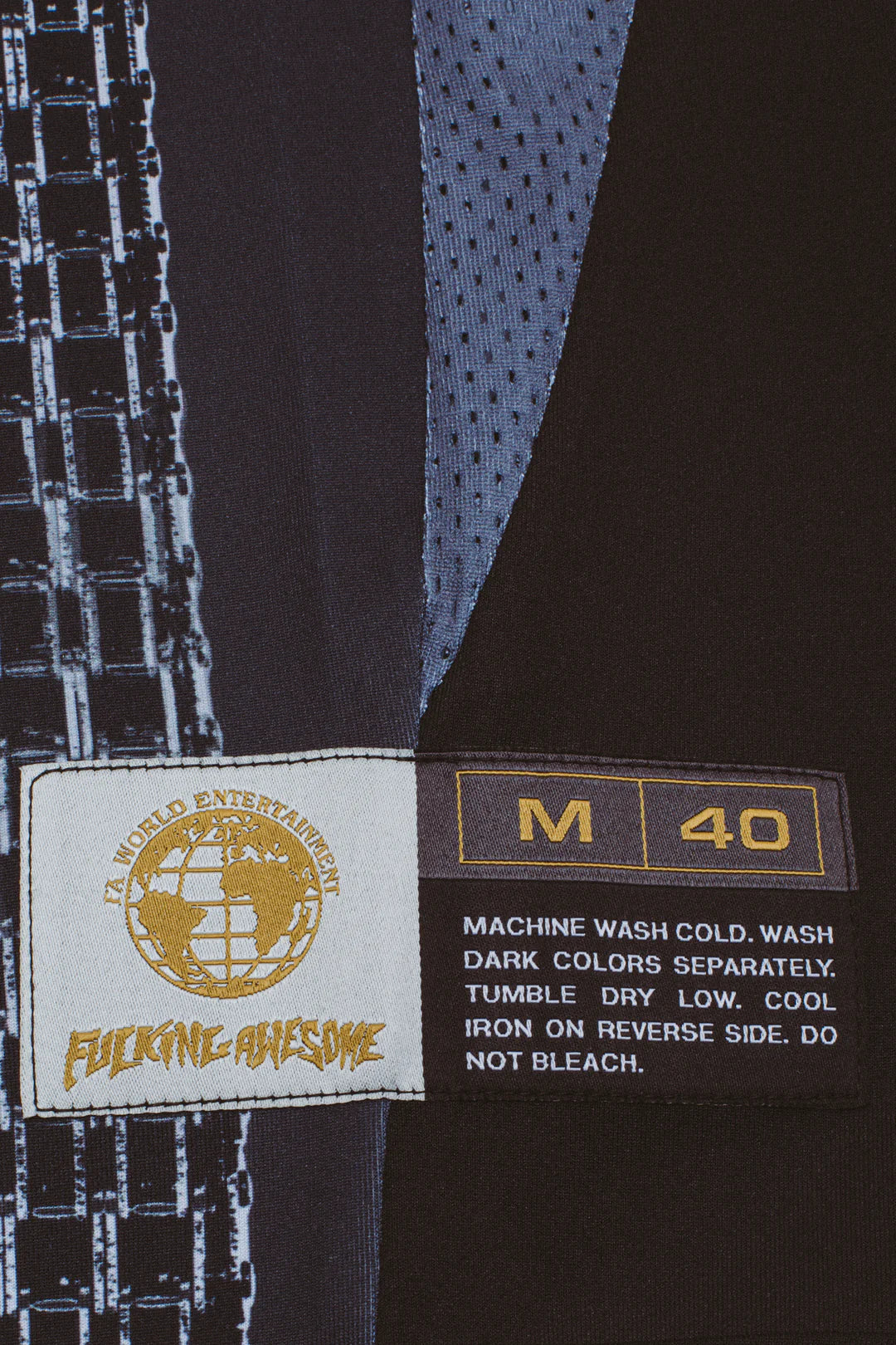 【Fucking Awesome- ファッキングオーサム】RAPID SHORT SLEEVE JERSEY /  BLACK（Tシャツ/ブラック)
