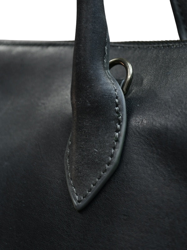【BASKETCASE  - バスケットケース】GRIFTER, leather tote  / BLACK (バッグ/ブラック)