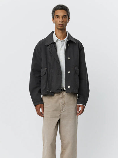 【mfpen - エムエフペン】COURIER JACKET  / WASHED GREY CANVAS (ジャケット/ウォッシュドグレーキャンバス)