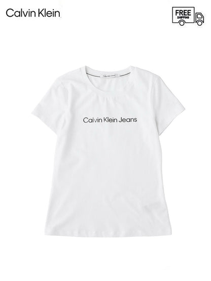 【Calvin Klein - カルバンクライン】AF-SHRUKEN INST / WHITE(Tシャツ/ホワイト)