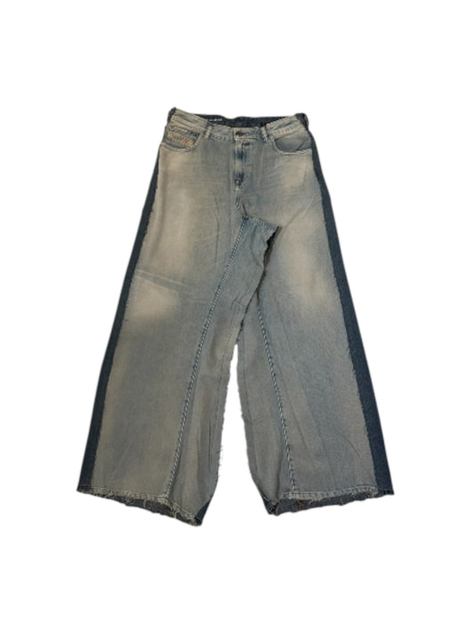【prototypes - プロトタイプス】BLUE DENIM BLUE OVERSIZED JEAN / BLUE (パンツ/ブルー)