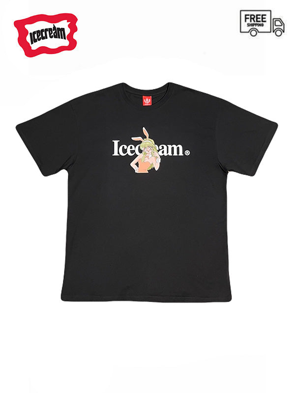 【ICE CREAM - アイスクリーム】RUNNING DOG GLASSES T-SHIRT(Tシャツ/ブラック)