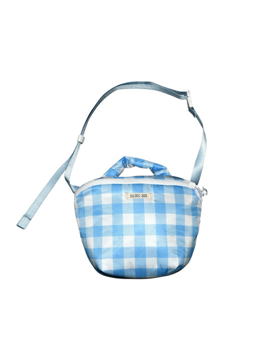 【TSTS -ティーエスティーエス】RECYCLED POLYESTER WAIST BAG / BLUE CHECK (ウエスト バッグ/ブルーチェック)