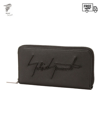 【Discord Yohji Yamamoto - ディスコード ヨウジヤマモト】Signature long wallet/ Black(財布/ブラック)