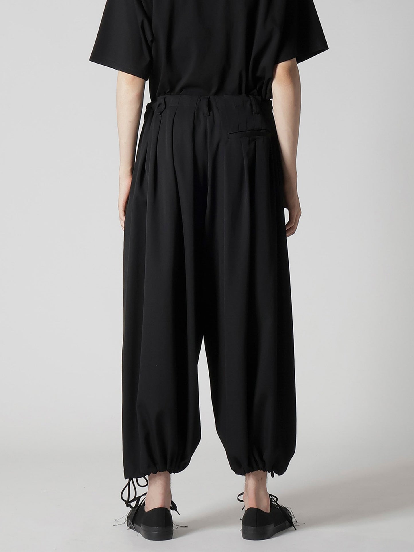 【Yohji Yamamoto POUR HOMME - ヨウジヤマモト プールオム】WOOL GABARDINE STANDARD BALLON PANTS(バルーンパンツ/パンツ)