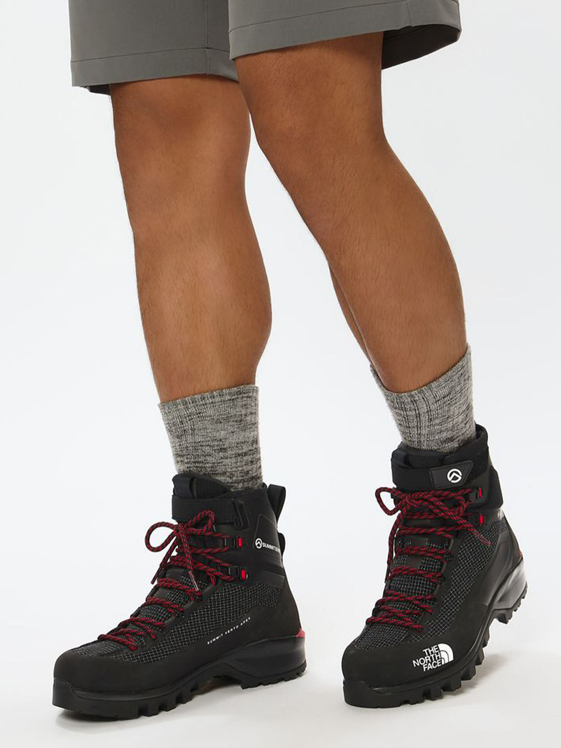 【THE NORTH FACE -ザ ノースフェイス】Summit Verto Apex GTX Unisex / TNF Black × TNF Red(ブーツ/ブラック)