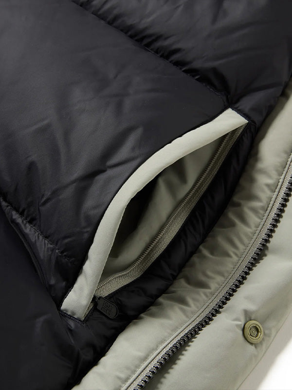 【FIRST DOWN -ファーストダウン WRAP DOWN PARKA DICROS(R) MAURI / BLACK (ダウン/ブラック)