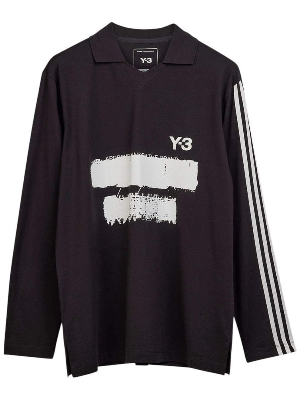 【Y-3 -ワイスリー】U GFX LOGO LS T / BLACK(Tシャツ/ブラック)