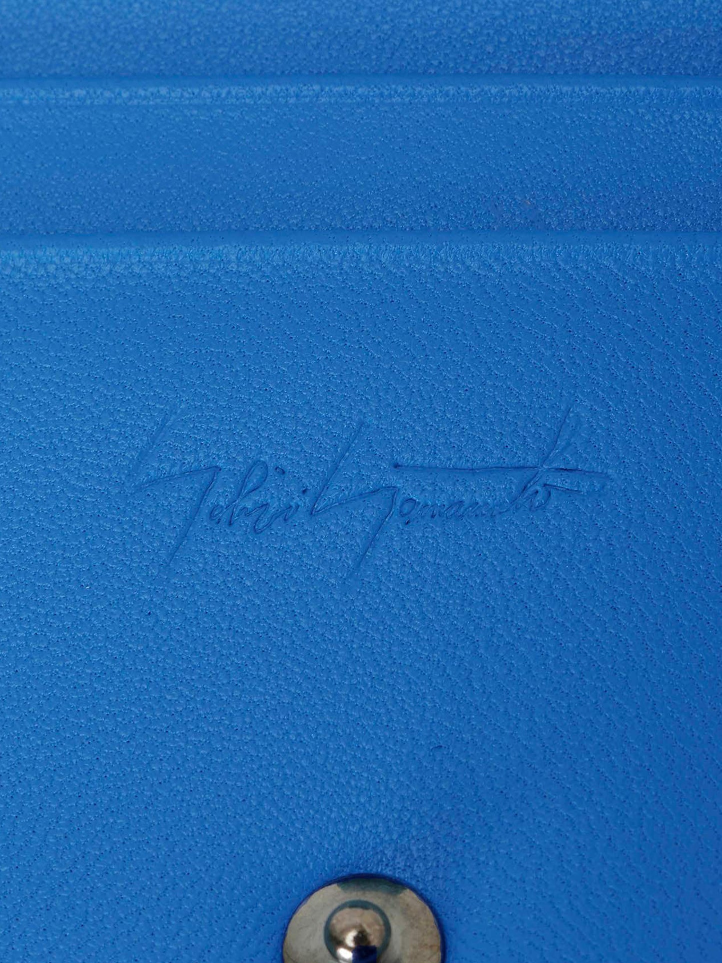 【Discord Yohji Yamamoto - ディスコード ヨウジヤマモト】COMPACT / BLUE (財布/ブルー)