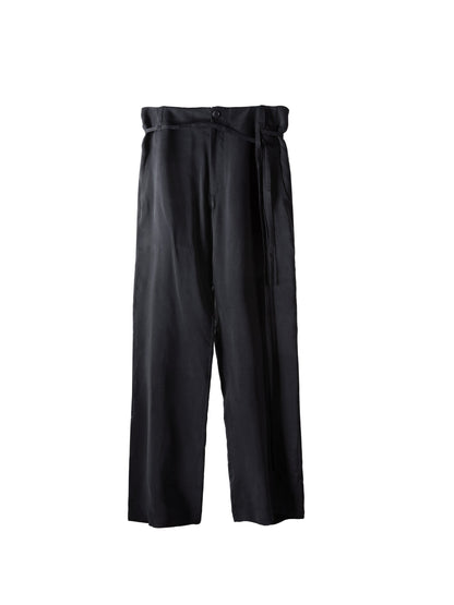 【POST ARCHIVE FACTION - ポストアーカイブファクション】Drifter Double Trousers / Black Cupra (ジャケット/キュプラ)