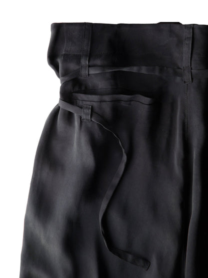 【POST ARCHIVE FACTION - ポストアーカイブファクション】Drifter Double Trousers / Black Cupra (ジャケット/キュプラ)