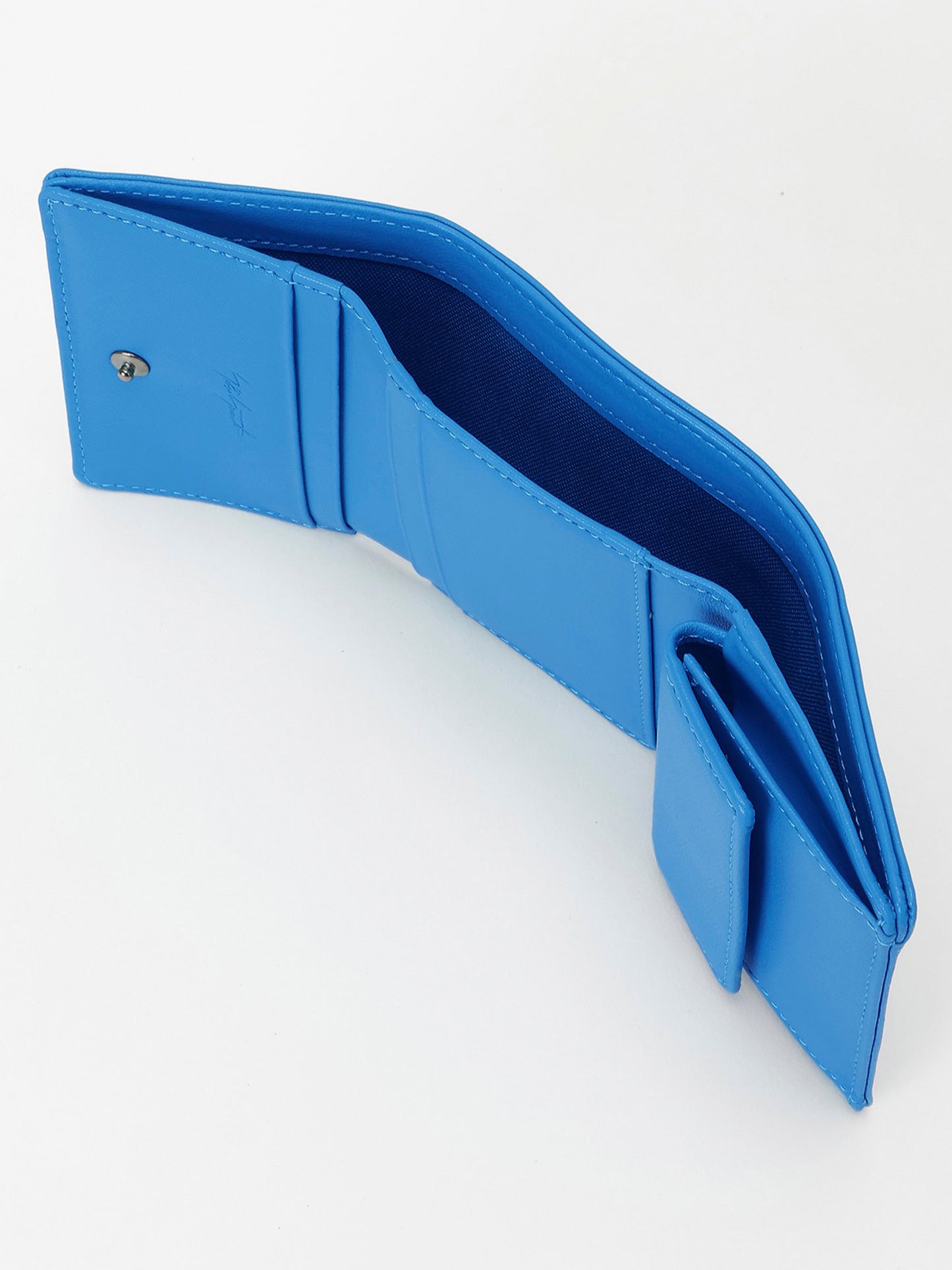 【Discord Yohji Yamamoto - ディスコード ヨウジヤマモト】COMPACT / BLUE (財布/ブルー)