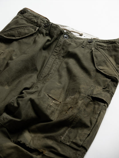 【ANACHRONORM - アナクロノーム】  AN337 M-51 DAMAGED FIELD CARGO PANTS / OLIVE (パンツ/オリーブ)